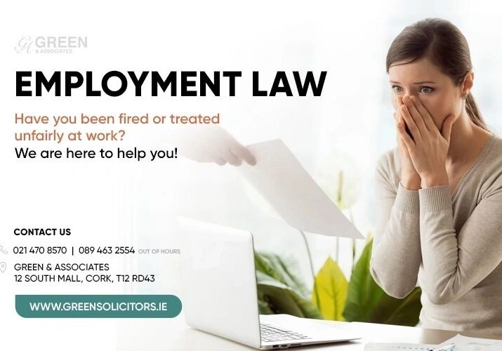 Woman worried about employment law issues.